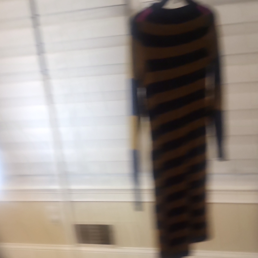 ELIE TAHARI Blue Jean Heather Size S Wool Dress $425 - Picture 5 of 5